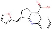 3-(Furan-2-ylmethylene)-2,3-dihydro-1H-cyclopenta[b]quinoline-9-carboxylic acid