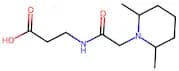 3-(2-(2,6-dimethylpiperidin-1-yl)acetamido)propanoic acid