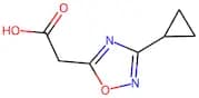 2-(3-Cyclopropyl-1,2,4-oxadiazol-5-yl)acetic acid