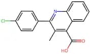 2-(4-Chlorophenyl)-3-methylquinoline-4-carboxylic acid
