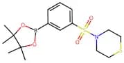 4-((3-(4,4,5,5-Tetramethyl-1,3,2-dioxaborolan-2-yl)phenyl)sulfonyl)thiomorpholine