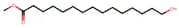 Pentadecanoic acid, 15-hydroxy-, methyl ester