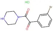 1-(3-Bromophenyl)-2-(piperazin-1-yl)ethane-1,2-dione hydrochloride