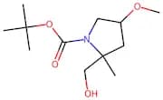 tert-Butyl 2-(hydroxymethyl)-4-methoxy-2-methylpyrrolidine-1-carboxylate