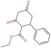 Ethyl 2,4-dioxo-6-phenylcyclohexanecarboxylate