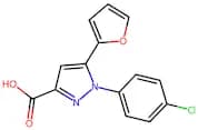 1-(4-Chlorophenyl)-5-(furan-2-yl)-1H-pyrazole-3-carboxylic acid