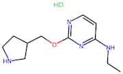 N-Ethyl-2-(pyrrolidin-3-ylmethoxy)pyrimidin-4-amine hydrochloride