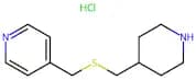 4-(((Piperidin-4-ylmethyl)thio)methyl)pyridine hydrochloride