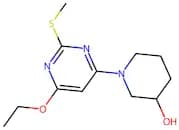 1-(6-Ethoxy-2-(methylthio)pyrimidin-4-yl)piperidin-3-ol