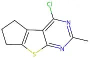 4-Chloro-2-methyl-6,7-dihydro-5H-cyclopenta[4,5]thieno[2,3-d]pyrimidine