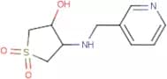 4-[(Pyridin-3-ylmethyl)amino]tetrahydrothiophene-3-ol 1,1-dioxide