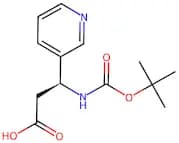 (S)-3-((tert-Butoxycarbonyl)amino)-3-(pyridin-3-yl)propanoic acid