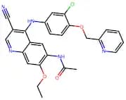 N-(4-((3-Chloro-4-(pyridin-2-ylmethoxy)phenyl)amino)-3-cyano-7-ethoxyquinolin-6-yl)acetamide