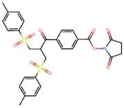 2,5-Dioxopyrrolidin-1-yl 4-(3-tosyl-2-(tosylmethyl)propanoyl)benzoate