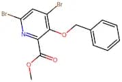 Methyl 3-(benzyloxy)-4,6-dibromopicolinate
