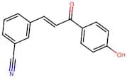 3-(3-(4-Hydroxyphenyl)-3-oxoprop-1-en-1-yl)benzonitrile