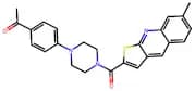 1-(4-(4-(7-Methylthieno[2,3-b]quinoline-2-carbonyl)piperazin-1-yl)phenyl)ethan-1-one