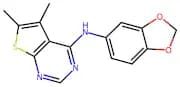 N-(Benzo[d][1,3]dioxol-5-yl)-5,6-dimethylthieno[2,3-d]pyrimidin-4-amine