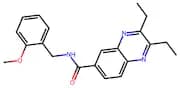 2,3-Diethyl-N-(2-methoxybenzyl)quinoxaline-6-carboxamide