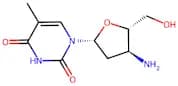 1-((2R,4S,5S)-4-Amino-5-(hydroxymethyl)tetrahydrofuran-2-yl)-5-methylpyrimidine-2,4(1H,3H)-dione