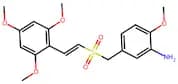 (E)-2-Methoxy-5-(((2,4,6-trimethoxystyryl)sulfonyl)methyl)aniline