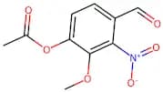 4-Formyl-2-methoxy-3-nitrophenyl acetate