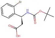 (S)-3-(2-Bromophenyl)-3-((tert-butoxycarbonyl)amino)propanoic acid