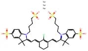 Sodium 2-(2-(2-chloro-3-(2-(3,3-dimethyl-5-sulfonato-1-(4-sulfonatobutyl)indolin-2-ylidene)ethylid…