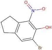6-Bromo-4-nitro-2,3-dihydro-1H-inden-5-ol