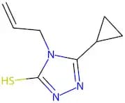 4-Allyl-5-cyclopropyl-4H-1,2,4-triazole-3-thiol