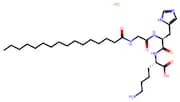 (S)-2-((S)-3-(1H-Imidazol-5-yl)-2-(2-palmitamidoacetamido)propanamido)-6-aminohexanoic acid hydroc…