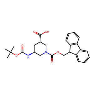 rel-(3R,5S)-1-(((9H-Fluoren-9-yl)methoxy)carbonyl)-5-((tert-butoxycarbonyl)amino)piperidine-3-carb…