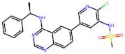 (R)-N-(2-Chloro-5-(4-((1-phenylethyl)amino)quinazolin-6-yl)pyridin-3-yl)methanesulfonamide