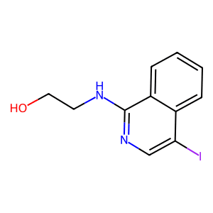 1-(2-Hydroxyethyl)amino-4-iodoisoquinoline