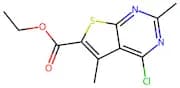 Ethyl 4-chloro-2,5-dimethylthieno[2,3-d]pyrimidine-6-carboxylate