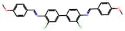 3,3'-Dichloro-N,N'-bis(4-methoxybenzylidene)benzidine