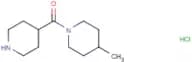 4-Methyl-1-(piperidin-4-ylcarbonyl)piperidine hydrochloride