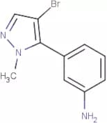 3-(4-Bromo-1-methyl-1H-pyrazol-5-yl)aniline