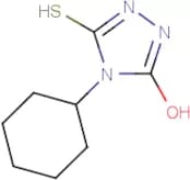 4-Cyclohexyl-5-mercapto-4H-1,2,4-triazol-3-ol