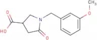 1-(3-Methoxybenzyl)-5-oxopyrrolidine-3-carboxylic acid