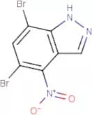5,7-Dibromo-4-nitro-1H-indazole