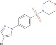 4-{[4-(4-Bromo-1H-pyrazol-1-yl)phenyl]sulfonyl}morpholine