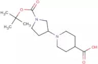 1-[1-(tert-Butoxycarbonyl)pyrrolidin-3-yl]piperidine-4-carboxylic acid
