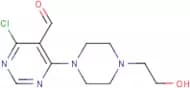 4-Chloro-6-[4-(2-hydroxyethyl)piperazin-1-yl]pyrimidine-5-carbaldehyde