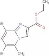 Ethyl 6,8-dibromo-5-methylimidazo[1,2-a]pyridine-2-carboxylate
