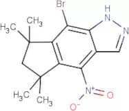 8-Bromo-5,5,7,7-tetramethyl-4-nitro-1,5,6,7-tetrahydrocyclopenta[f]indazole