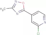 2-Chloro-4-(3-methyl-1,2,4-oxadiazol-5-yl)pyridine