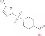 1-[(1-Methyl-1H-imidazol-4-yl)sulfonyl]piperidine-4-carboxylic acid