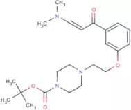 3-(Dimethylamino)-1-{3-[2-(4-tertbutoxycarbonylpiperazin-1-yl)ethoxy]phenyl}-prop-2-ene-1-one