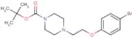 tert-Butyl 4-[2-(4-bromophenoxy)ethyl]piperazine-1-carboxylate